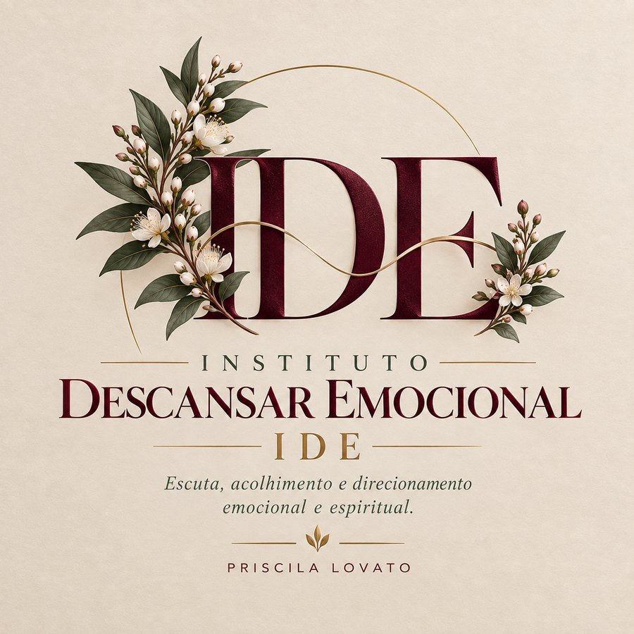 Logotipo do Instituto Descansar Emocional — IDE
